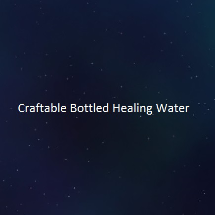 Craftable Bottled Healing Water - Skymods